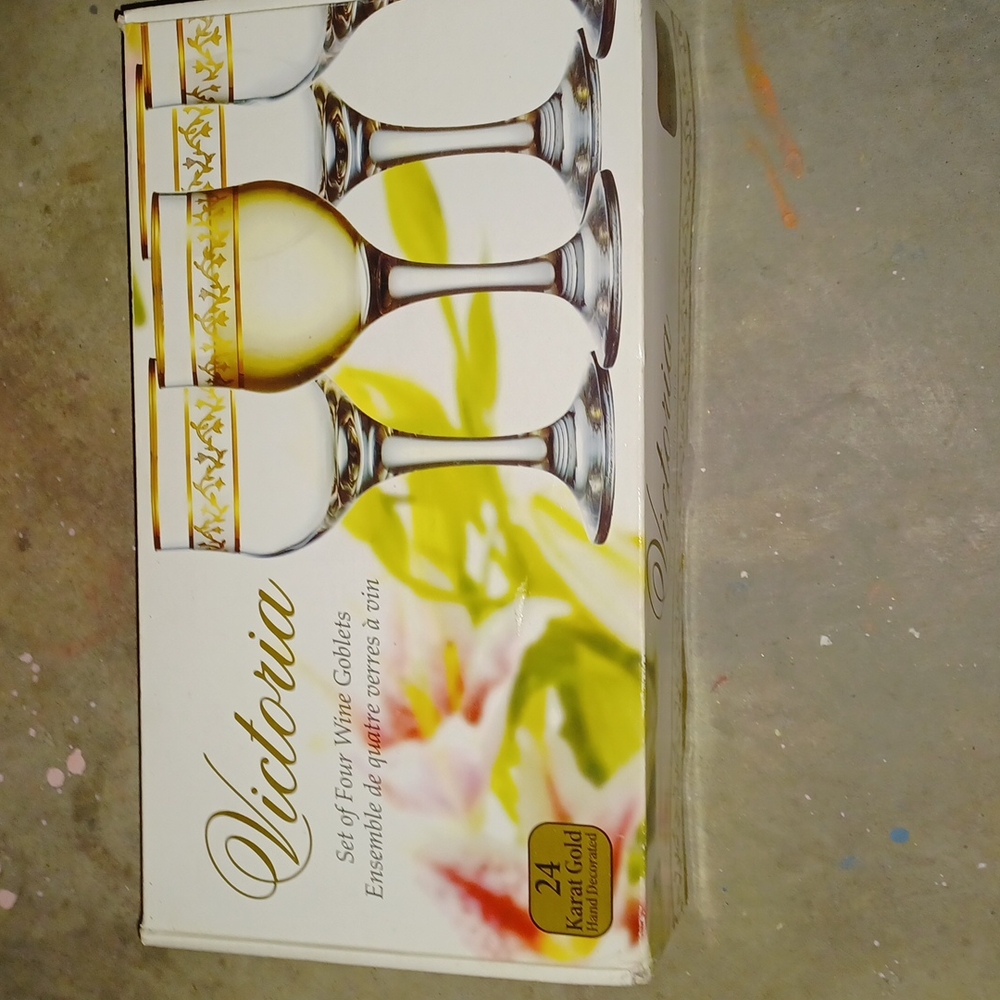 Victoria wine goblets
